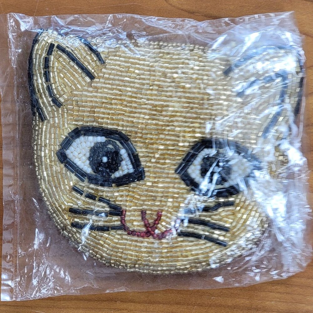 Urban Outfitters Beaded Cat Coin Purse - Picture 10 of 10